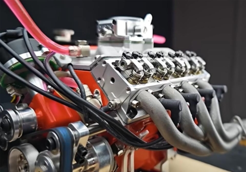 🔥BLACK FRIDAY BLOWOUT: Save 49%-Gasoline OHV V8 Small-block Engine Model Kits