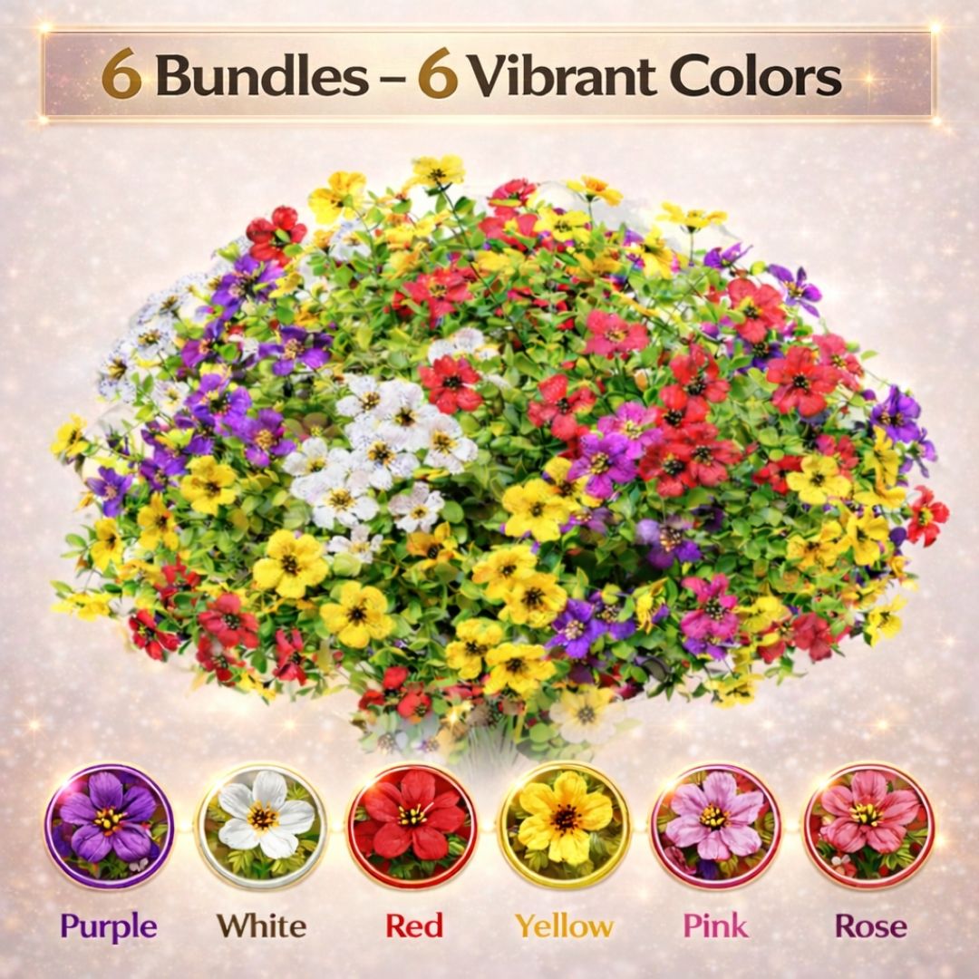 🎁 Limited-Time Offer 🔥 Realistic UV-Resistant Outdoor Flowers – Zero Maintenance