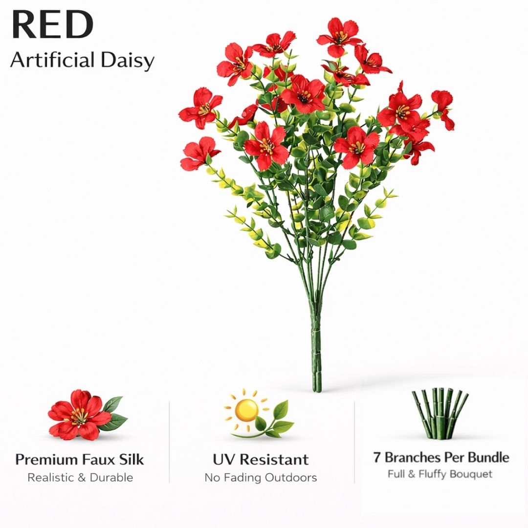 🎁 Limited-Time Offer 🔥 Realistic UV-Resistant Outdoor Flowers – Zero Maintenance