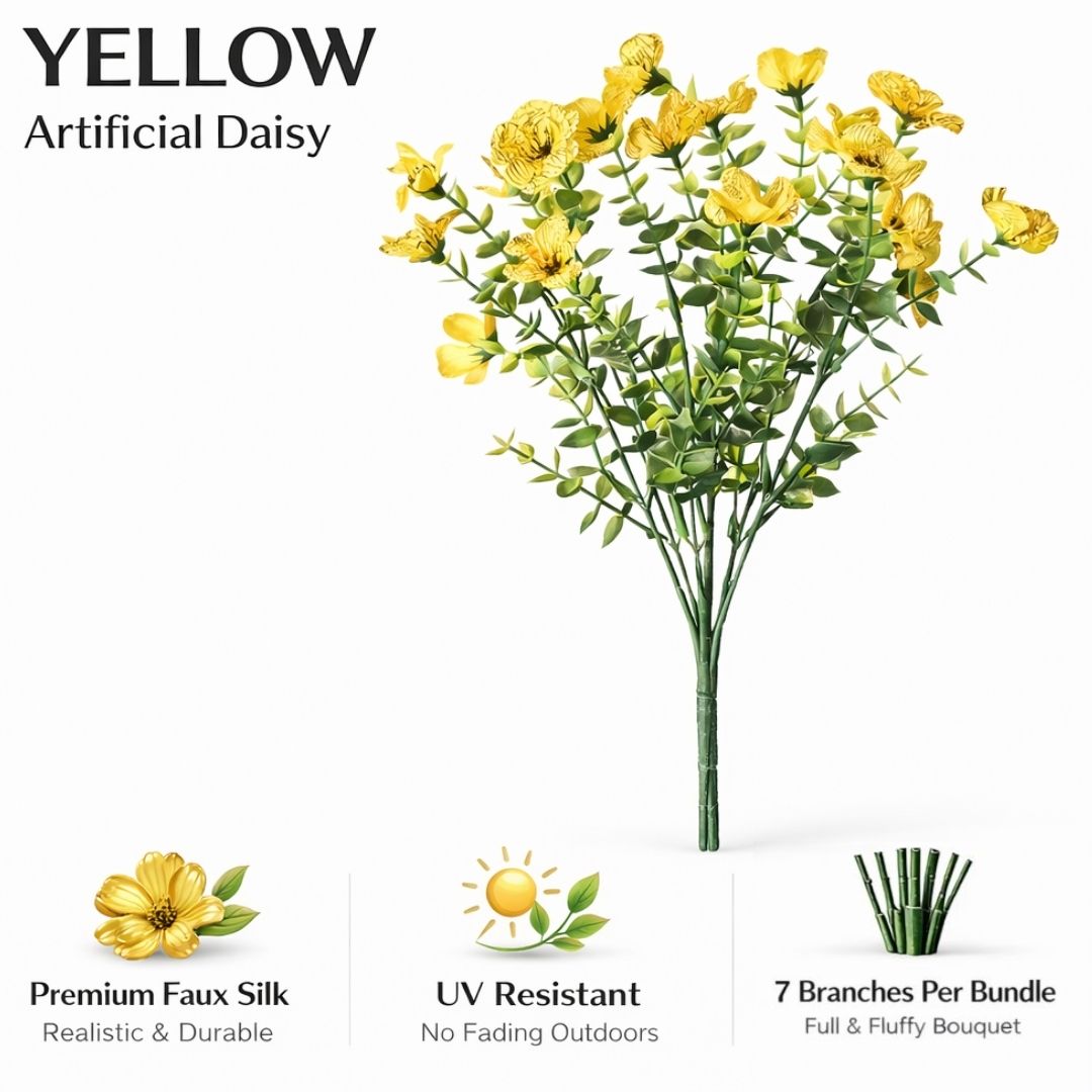 🎁 Limited-Time Offer 🔥 Realistic UV-Resistant Outdoor Flowers – Zero Maintenance