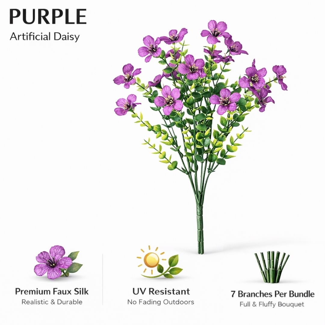 🎁 Limited-Time Offer 🔥 Realistic UV-Resistant Outdoor Flowers – Zero Maintenance