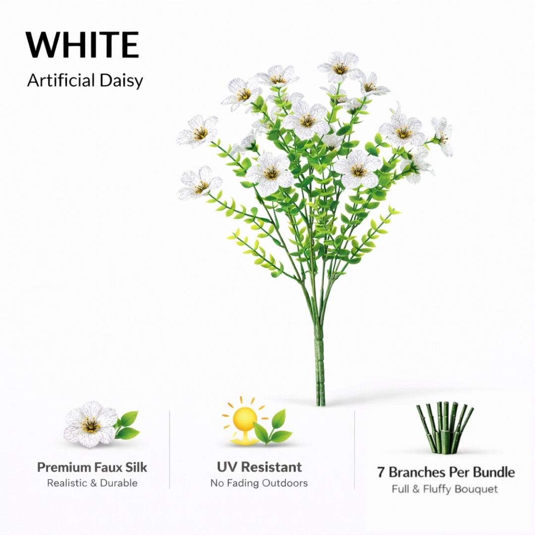 🎁 Limited-Time Offer 🔥 Realistic UV-Resistant Outdoor Flowers – Zero Maintenance