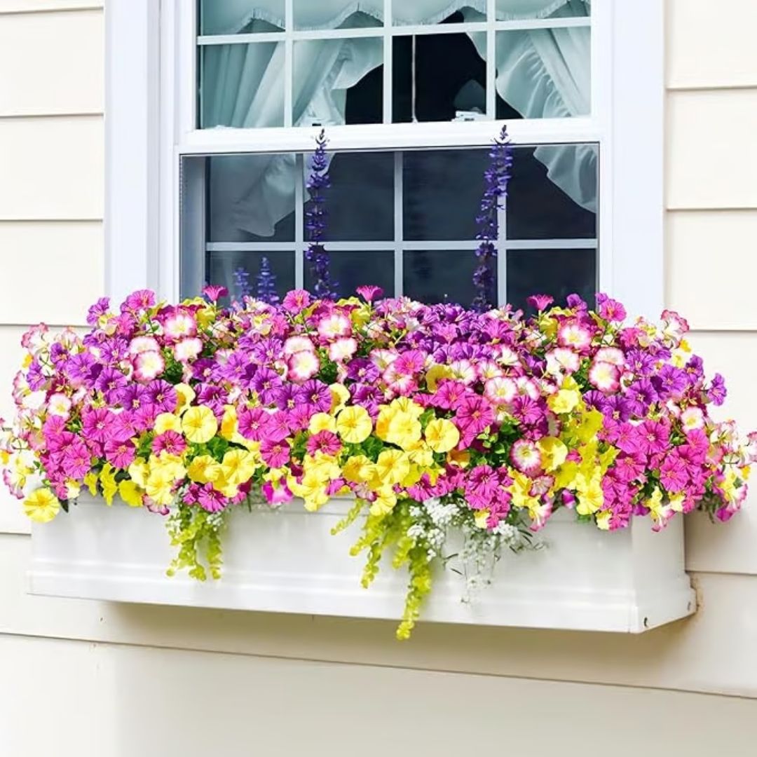 🎁 Limited-Time Offer 🔥 Realistic UV-Resistant Outdoor Flowers – Zero Maintenance